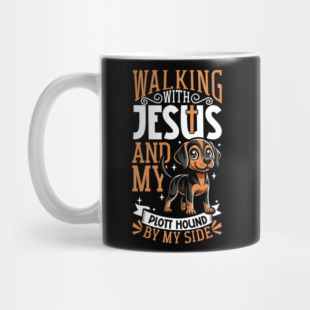 Jesus and dog - Plott Hound by Modern Medieval Design